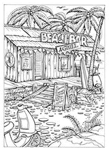 Creative Haven Summer Scenes Coloring Book (Adult Coloring Books: Seasons) Dover Publications