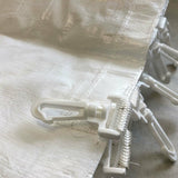 Moose Supply 20' x 40' Economy Sidewall Kit for Canopy Tent, Complete Set of (6) White 20' Foot Heavy Duty Side Walls for 7' Foot Height Party Frame and Outdoor Canopy Pole Tents, Tent Not Included Moose Supply