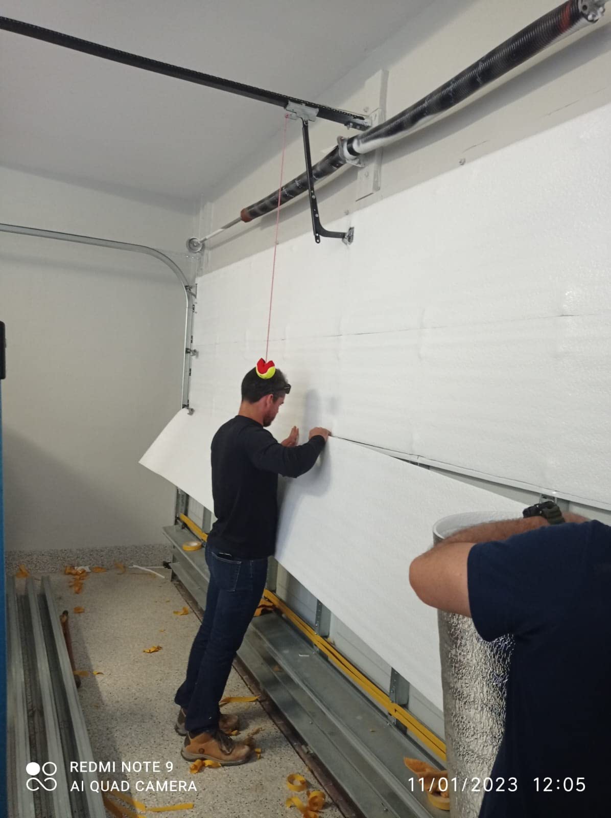 NASATECH White Pre-Cut 8 Panel 1 Car Garage Door Insulation Kit Reflective Foam Trade Winds