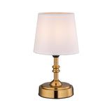 O’Bright Seraph Mini – Cordless LED Table Lamp with Dimmer, Built-in Rechargeable Battery, 3-Level Brightness, Patio Table Lamp, Bedside Night Lamp, Ambient Light for Restaurant, Antique Brass O'Bright