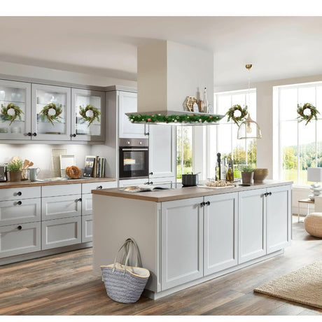 Loving Memories Small Wreath Mini Wreath Realistic Cedar with Pine Cones 12 Inch Indoor Candle Ring Loving Memories