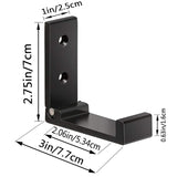 ZEYU Folding Coat Hooks, 5Pcs Wall Hooks for Hanging Coat Towel Hooks Hardware Heavy Duty Aluminum Alloy Headphone Holder No Rust Wall Mounted with Screws for Bags Fitness Equipment ZEYU