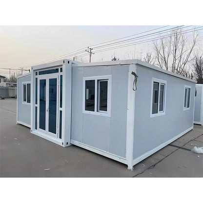 Expandable Container House Portable Prefab Tiny Mobile Home | Customizable 20ft/30ft/40ft | 1-3 Bedroom Modern Design | Easy to Transport for Minimalist Living in Outdoor, Garden, or Farm Set - WoodArtSupply