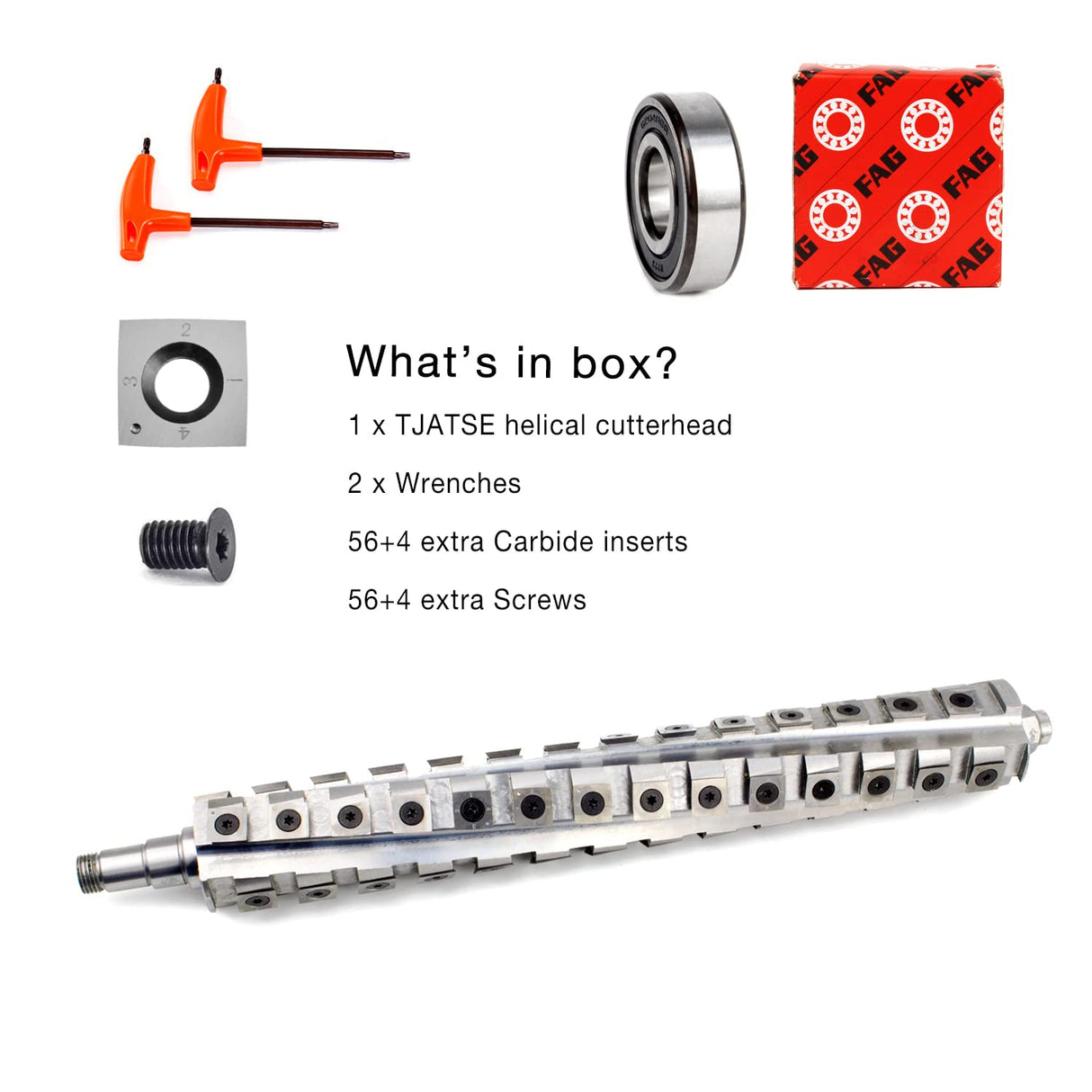Upgraded Helical Cutterhead for 13" DeWalt Planer DW735 DW735X Planer TJATSE