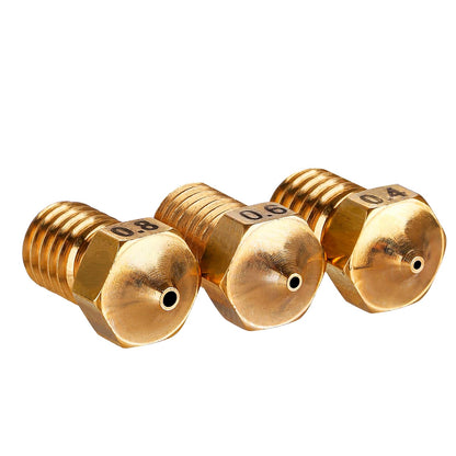 DUROZZLE E3D V6 Nozzles 3D Printer Brass Nozzles Kit 0.4mm 0.6mm 0.8mm with Storage Box for Prusa i3 MK3S / MINI, Anycubic i3 Mega/Kobra/Kobra Neo and More, Pack of 10 - WoodArtSupply