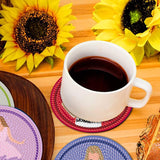 8PCs Diamond Paintings Coasters Kits Set,Singger Diamond Art Coasters with Holder, Crafts DIY Music Coasters, Diamond Art Kits Adult Craft Diamond Gift WoodArtSupply