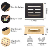 Wooden Step Stool for Kids with Non-Slip Rubber Feet Step, Heavy Duty Platform Stepping Stools for children with 450 LBS Capacity for Bedroom Kitchen Bathroom, Bed Steps for High Beds, Bedside Support Natree