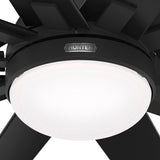 Hunter Fan Company 52618 Overton Ceiling Fan, 072, Matte Black Hunter