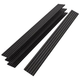 UMIACOUSTICS Wood Slat Wall Panels, 4 PCS Diffusion Panels, Decorative Sound Absorbing Panels for Home Office Cinema -Ebony UMIACOUSTICS