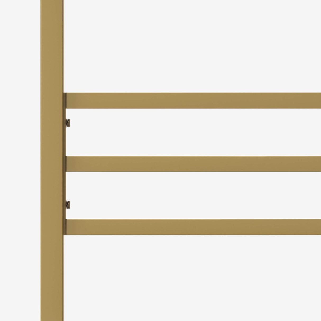 ZINUS Patricia Gold Metal Canopy Platform Bed Frame, Mattress Foundation with Steel Slat Support, No Box Spring Needed, Easy Assembly, Full Zinus