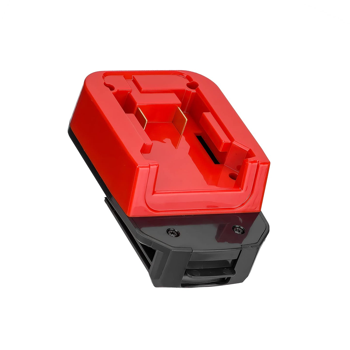 1PCS Adaptor Compatible with Milwaukee M18 RED Lithium Battery for Porter Cable 18v Old Style (Not 20v) Tools - Adaptor Only - WoodArtSupply