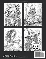 Witch Coloring Book for Adults: Explore Mysteries of Witchcraft, Let Your Creativity Cast the Magic ZONULAR
