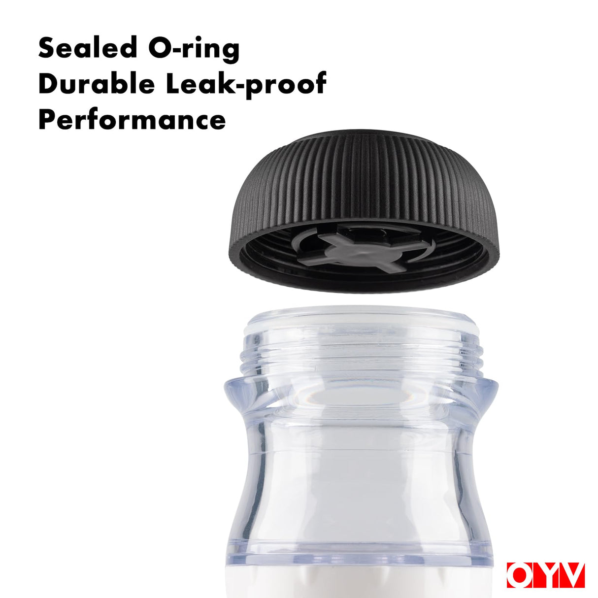 OYV Dish Scrub Brush with Soap Dispenser, Kitchen Brush for Dish Pot Pan Sink Cleaning, 1 Piece Soap Dispensing Palm Brush, Black/Clear/White OYV