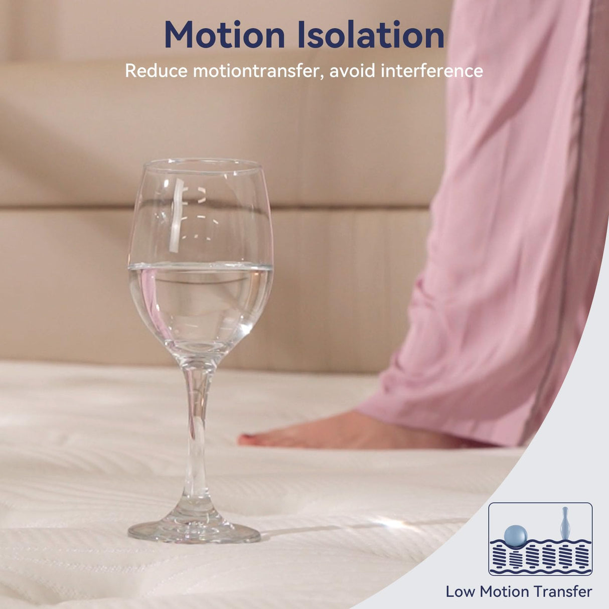 CRYREINA Queen Mattress, 12 Inch Queen Hybrid Mattress in a Box, Upgrade Individually Pocket Springs, Medium Firm, Pressure Relief, Breathable Comfort and Durable, CertiPUR-US Certified CRYREINA