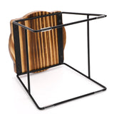 ZENFUN 4 Piece Wood Buffet Risers, Dessert Table Risers Food Display Riser, Pizza Pan Riser, Cupcake Stand & Wood Display Risers, Nesting Food Platter and Plate Holder ZENFUN