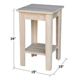 International Concepts Shaker Plant Stand, Unfinished IC International Concepts