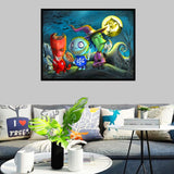 MMAHD Diamond Art Painting Kits for Adults,DIY 5D Round Full Drill Film Characters Diamond Art, Perfect for Relaxation and Home Wall Décor(11.8×15.8Inches) MMAHD