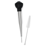 Norpro Deluxe Stainless Steel Baster with Injector and Cleaning Brush 11" x 2" x 2" Norpro