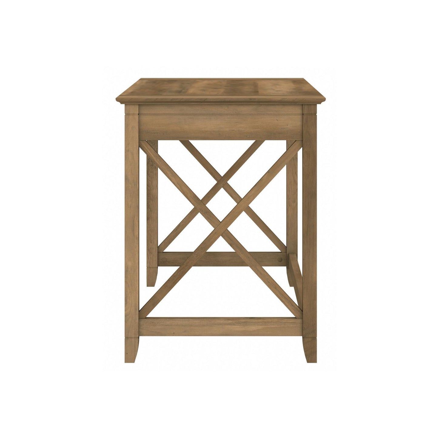 Bush Furniture Key West 48W Writing Desk in Reclaimed Pine - WoodArtSupply