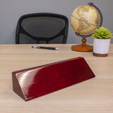 ExcelMark Blank Wood Desk Nameplate - 2" x 8" (Rosewood) ExcelMark