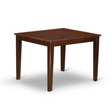 East West Furniture NOCL5-MAH-W 5 Piece Dining Set Includes a Rectangle Dining Table with Butterfly Leaf and 4 Kitchen Chairs, 32x54 Inch, Mahogany East West Furniture