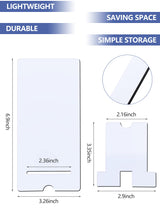 4 Pieces Sublimation Blank Phone Stand Cell Phone Stand Sublimation Phone Holder for Desk Wood Smartphone Holders DIY Craft Sublimation Phone Charging Holder for Desktop Office Table Home Kitchen Frienda