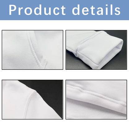 LaiHiulaan Sublimation Hoodies Blanks Men 100 Polyester hoodie for Sublimation White Hoodie Wholesale for Printing