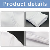 LaiHiulaan 10 PCS Sublimation Hoodies Blanks White Men 100 Polyester sweatshirt for Sublimation Bulk Hoodie Wholesale for Printing (Polyester, S) LaiHiulaan