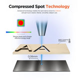 ACMER Laser Engraver Machine 10W Output Power, Laser Engraving Machine 0.06mm High Precision Laser Cutter and Engraver for Wood and Metal,Paper,Acrylic,Glass,Leather Etc ACMER