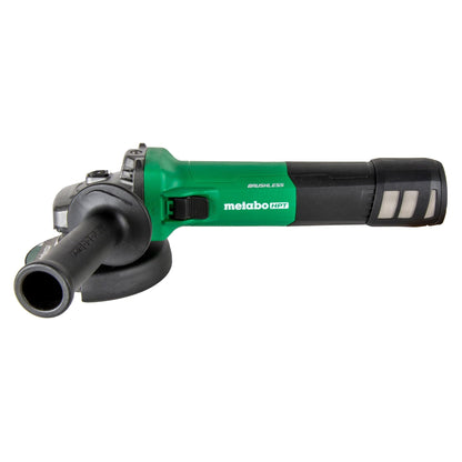 Metabo HPT Angle Grinder | 4-1/2-Inch | 12 Amp | AC Brushless Motor | Variable Speed | 3-Position Side Handle | G12VE2 - WoodArtSupply