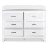 DaVinci Charlie 6-Drawer Double Dresser in White DaVinci