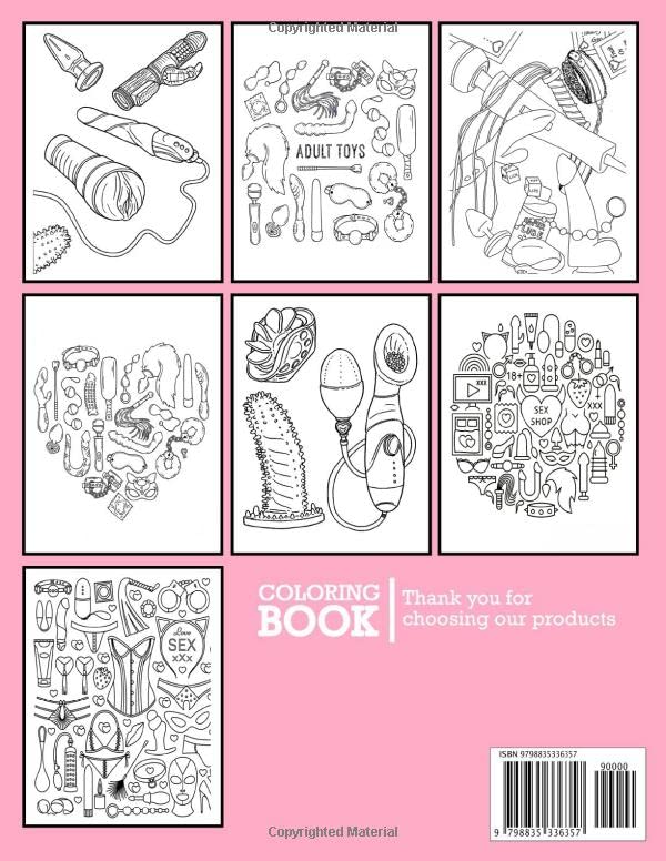 BDSM Toys Coloring Book: An Amazing Sextoy Coloring Books For Adult Relaxation, Anti Stress WoodArtSupply