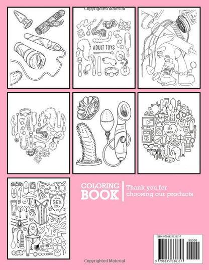 BDSM Toys Coloring Book: An Amazing Sextoy Coloring Books For Adult Relaxation, Anti Stress