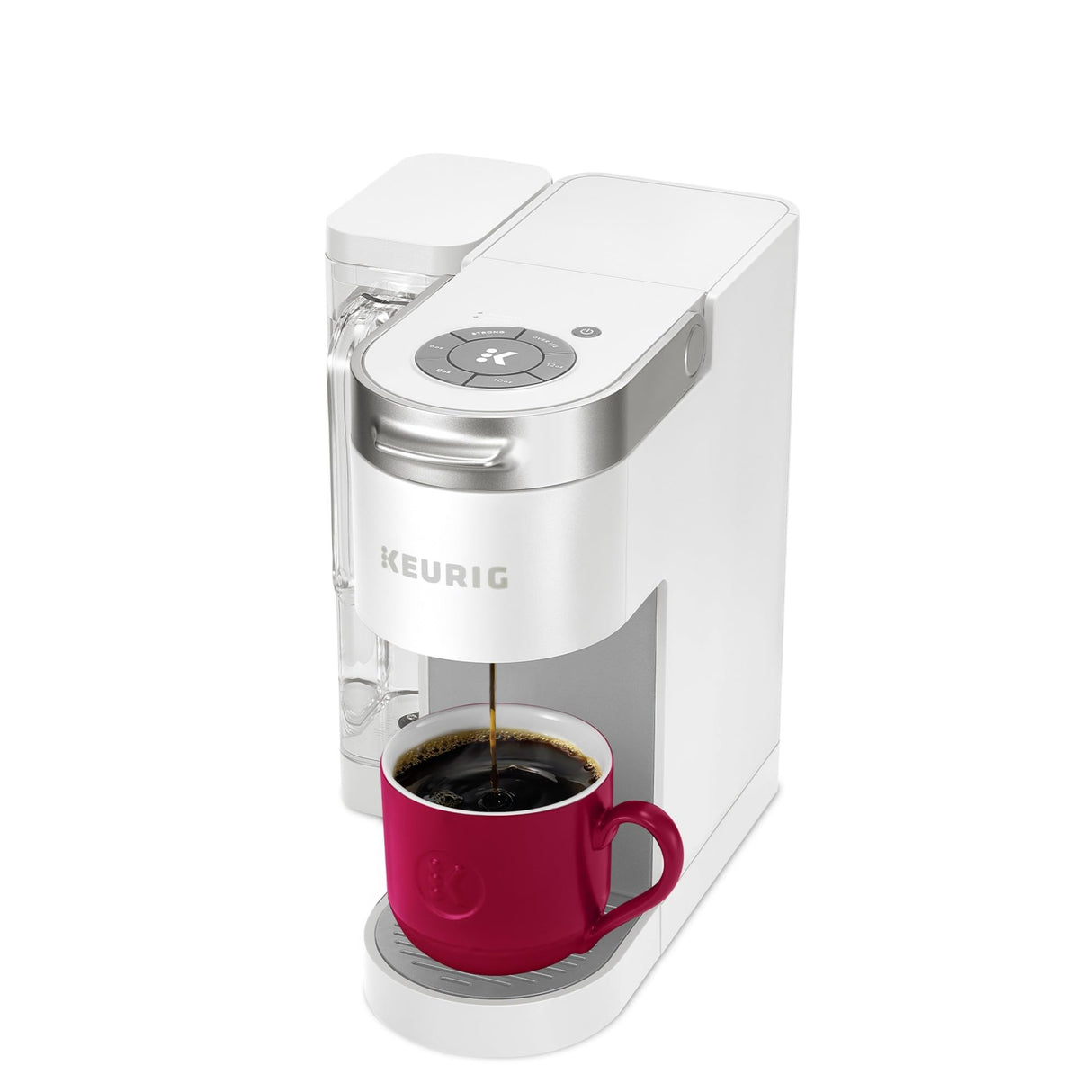 Keurig K-Supreme Single Serve K-Cup Pod Coffee Maker, MultiStream Technology, 4 Brew Sizes, 66oz Dual-Position Removable Reservoir, White Keurig