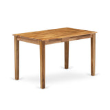 East West Furniture YAT-AWA-T Yarmouth Rectangle Modern Dining Table, 30x48 Inch, Walnut East West Furniture