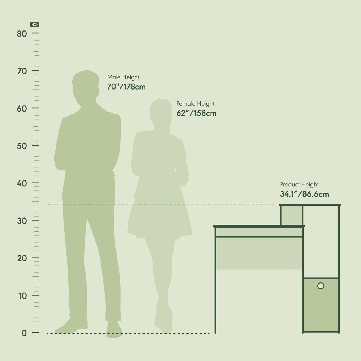 Furinno Econ Multipurpose Home Office Computer Writing Desk, White/Black Furinno