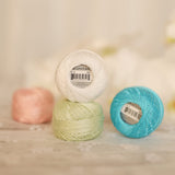 Rhapsody Pearl Cotton Thread Size 8 Crochet Thread Perle 12 Balls Set Hand Knitting, Embroidery, Sashiko, Cross-Stitch, Sewing, Needlepoint, DIY, Quilting (Set Persian Jewel) RHAPSODY