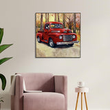 KTHOFCY 5D DIY Diamond Painting Kits for Adults Kids, Classic Car Full Drill Embroidery Cross Stitch Crystal Rhinestone Paintings Pictures Arts Wall Decor Painting Dots Kits 11.8X11.8 inch KTHOFCY