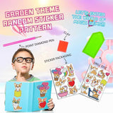 MEGZIHXN Kawaii Diamond Art Stickers,Corgi Puppy Peach Butt Sports Bath Hot Air Balloon Rainbow Love with Holographic Stickers Gem Painting Diamond Art Kits for Kids MEGZIHXN