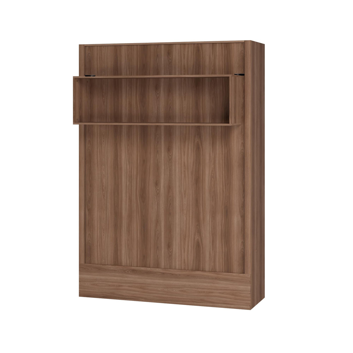 Oakland Living Easy-Lift Full Murphy Wall Bed in Natural Brown Wood Grain with Shelf Oakland Living