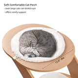 beeNbkks Cat Tree for Large Cats, Modern Tall Cat Tower for Indoor Cats, Cat Tree Tower with Cat Condo Scratching Post and Perch Hammock Bed, Luxury Wood Cat Ladder Furniture for Multiple Cats Kittens beeNbkks