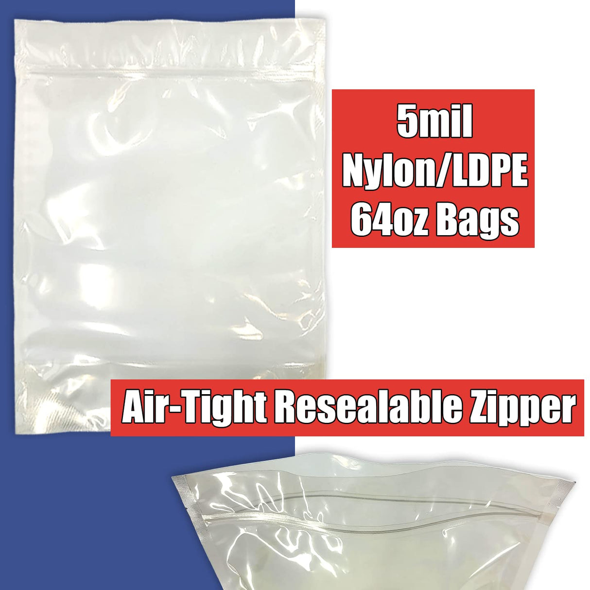 3D Printer Filament Storage Bags (Pack of 5): 5 Resealable 5 Mil Nylon/Plastic, 5 Large Oversize Rechargeable Clay Desiccant Drying Packs, 5 Humidity Indicator Cards by NetSellsIt NetSellsIt