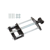 kimllier 9 Inch Woodworking Bench Vise Heavy Duty Steel Front Bench Table Vise with Mounting Screws Durable Woodworking Vise Fit for Home kimllier