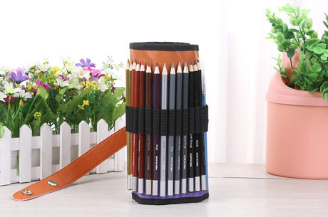 ARZASGO Watercolor Pencils Set, 48 Assorted Colors Artist Colored Pencils for Adults, Premium Art Drawing Pencils with Canvas Travel Wrap ARZASGO