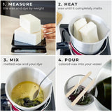 Direct Candle Supply – Color Dye Flakes – Green High Concentration Dyes for Candle Making (1.6 oz)… (Green) Use in Soy/Coconut/Paraffin Wax Direct Candle Supply