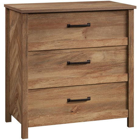 Sauder Cannery Bridge 3-Drawer Bedroom Chest, L: 31.26" x W: 17.56" x H: 31.97", Sindoori Mango finish Sauder