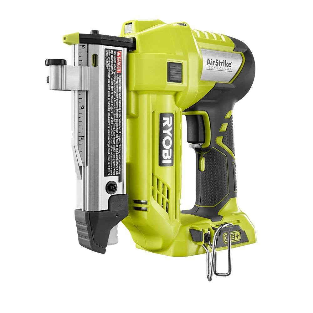 Ryobi One+ Plus 18 Volt Air Strike 23 Gauge 1-3/8in Cordless Headless Pin Nailer P318, Battery and Charger Combo Kit (Bulk Packaged) (Renewed) - WoodArtSupply