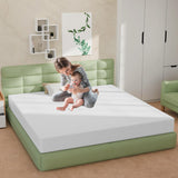 Nchanmar 8 Inch King Size Mattress, Gel Memory Foam King Mattress, Pressure Relieving, Cooling Gel Foam, King Mattress in a Box, Certipur-Us Certified, Bed-in-a-Box, King, 80"L x 76"W x 8"Th, White NChanmar