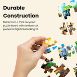 MasterPieces – Jigsaw Puzzle Set for Kids 6+ Years, 4-Pack of 100 Pieces, Educational and Fun Game, World of Animals Collection, Gift Idea for Children, 8" x 10 Masterpieces