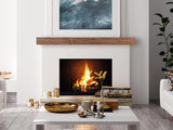 MANTELSDIRECT Mantels Direct Bedford 60 Inch Provincial Finish Floating Mantel Shelf - Modern Poplar Wood Shelf for Fireplaces, Hearths, Décor and More | Mantels Direct MANTELSDIRECT
